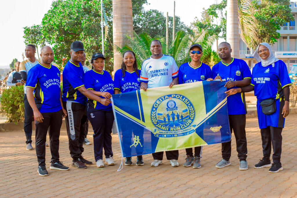 Community Police Run Club Promotes Healthier Lifestyles and Stronger Community Relations in Geita